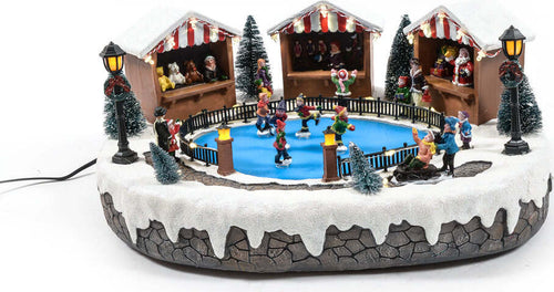 Scena animata a Led Paesaggio Natalizio con musica, luci e movimento 15 cm Casa e cucina/Decorazioni per interni/Addobbi e decorazioni per ricorrenze/Decorazioni natalizie/Oggettistica MagiediNatale.it - Altamura, Commerciovirtuoso.it