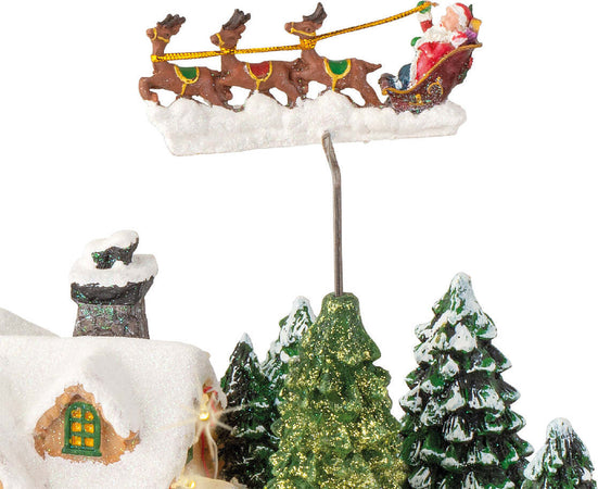 Scena animata a Led Villaggio innevato con Babbo Natale e Trenino, decorazione da 53 cm Casa e cucina/Decorazioni per interni/Addobbi e decorazioni per ricorrenze/Decorazioni natalizie/Oggettistica MagiediNatale.it - Altamura, Commerciovirtuoso.it
