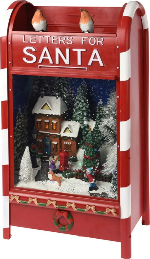 Scena animata casella postale natalizia, con LED e suoni, decorazione per villaggio di Natale, da h 62 cm Casa e cucina/Decorazioni per interni/Addobbi e decorazioni per ricorrenze/Decorazioni natalizie/Ghirlande e corone MagiediNatale.it - Altamura, Commerciovirtuoso.it
