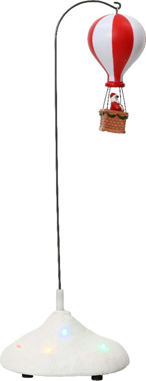 Scena animata Mongolfiera, accessorio per villaggio di Natale in plastica Casa e cucina/Decorazioni per interni/Addobbi e decorazioni per ricorrenze/Decorazioni natalizie/Oggettistica MagiediNatale.it - Altamura, Commerciovirtuoso.it