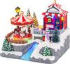 Scena animata per villaggio di Natale con personaggi con luci e movimento h 19 cm Casa e cucina/Decorazioni per interni/Addobbi e decorazioni per ricorrenze/Decorazioni natalizie/Oggettistica MagiediNatale.it - Altamura, Commerciovirtuoso.it
