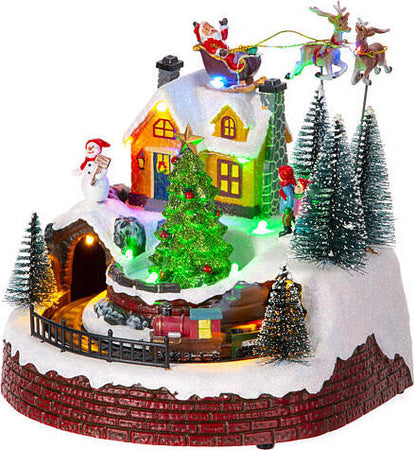 Scena animata per villaggio di Natale con personaggi con luci e movimento h 21 cm Casa e cucina/Decorazioni per interni/Addobbi e decorazioni per ricorrenze/Decorazioni natalizie/Oggettistica MagiediNatale.it - Altamura, Commerciovirtuoso.it