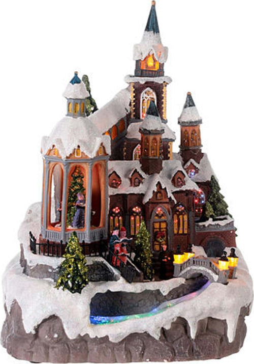 Scena animata per villaggio di Natale con personaggi decorazione da interno Casa e cucina/Decorazioni per interni/Addobbi e decorazioni per ricorrenze/Decorazioni natalizie/Oggettistica MagiediNatale.it - Altamura, Commerciovirtuoso.it