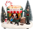 Scena Natalizia illuminata con chioschetto cioccolata calda e alberi di Natale con led decorazione per villaggio di Natale Casa e cucina/Decorazioni per interni/Addobbi e decorazioni per ricorrenze/Decorazioni natalizie/Oggettistica MagiediNatale.it - Altamura, Commerciovirtuoso.it