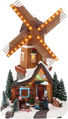 Scena Natalizia illuminata con mulino a vento con led e alberi di Natale decorazione per villaggio di Natale Casa e cucina/Decorazioni per interni/Addobbi e decorazioni per ricorrenze/Decorazioni natalizie/Oggettistica MagiediNatale.it - Altamura, Commerciovirtuoso.it