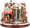 Scena Natalizia negozio di giochi illuminata con led decorazione per villaggio di Natale Casa e cucina/Decorazioni per interni/Addobbi e decorazioni per ricorrenze/Decorazioni natalizie/Oggettistica MagiediNatale.it - Altamura, Commerciovirtuoso.it