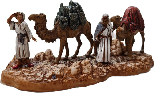 Scena Nomadi del deserto con cammelli in resina personaggi per presepe h 10 cm Casa e cucina/Decorazioni per interni/Addobbi e decorazioni per ricorrenze/Decorazioni natalizie/Presepi/Statuine e fondali per il presepe MagiediNatale.it - Altamura, Commerciovirtuoso.it