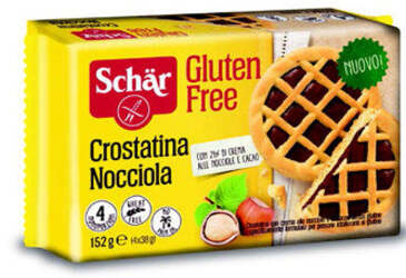 Schar crostatina nocciola 4monoporzionix38g senza glutine
