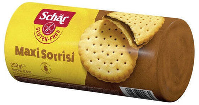 Schar maxi sorrisi biscotti ripieni di crema al cacao 250g
