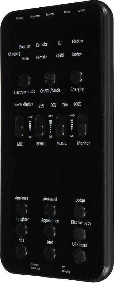 Scheda Audio Esterna Live Bluetooth Per Dirette Streaming Con Microfono Hp-202 Informatica e Videogiochi > Accessori PC > Adattatori e Convertitori Trade Shop italia - Napoli, Commerciovirtuoso.it