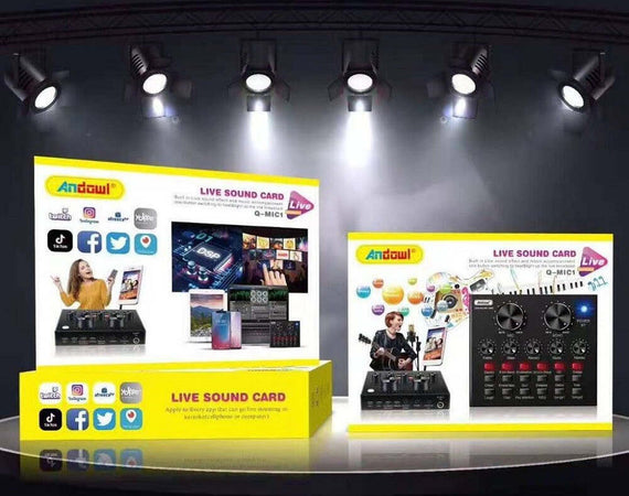 Scheda Audio Suono Esterna Bluetooth Usb Per Streaming Live Su Cellulare Q-mic1 Elettronica/Informatica/Componenti e pezzi di ricambio/Componenti esterni/Schede audio esterne Trade Shop italia - Napoli, Commerciovirtuoso.it