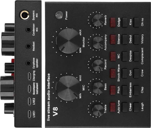 Scheda Audio Suono Esterna Bluetooth Usb Per Streaming Live Su Cellulare Q-mic1 Elettronica/Informatica/Componenti e pezzi di ricambio/Componenti esterni/Schede audio esterne Trade Shop italia - Napoli, Commerciovirtuoso.it