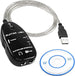Scheda audio USB Guitar Link per Chitarra Adattatore USB di registrazione PC MAC Lunghezza 1 Metro con Uscita Cuffie