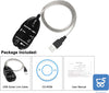 Scheda audio USB Guitar Link per Chitarra Adattatore USB di registrazione PC MAC Lunghezza 1 Metro con Uscita Cuffie