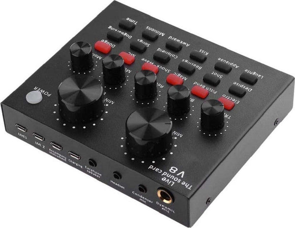 Scheda Audio V8 Cambia Voce Conversione Effetti Sonori Mixer Registrazione Usb Sport e Tempo Libero > Strumenti Musicali Trade Shop italia - Napoli, Commerciovirtuoso.it