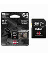 Scheda Di Memoria Sd Card 64 Gb Per Videocamere Classe Uhs-i 3 V30 Ir-s3a0-64gb