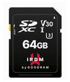 Scheda Di Memoria Sd Card 64 Gb Per Videocamere Classe Uhs-i 3 V30 Ir-s3a0-64gb