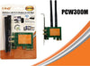 Scheda Di Rete Adattatore Lan Pci-e Express Network Card Wireless 300mbps Pcw300m Elettronica/Informatica/Componenti e pezzi di ricambio/Componenti interni/Schede di rete Trade Shop italia - Napoli, Commerciovirtuoso.it
