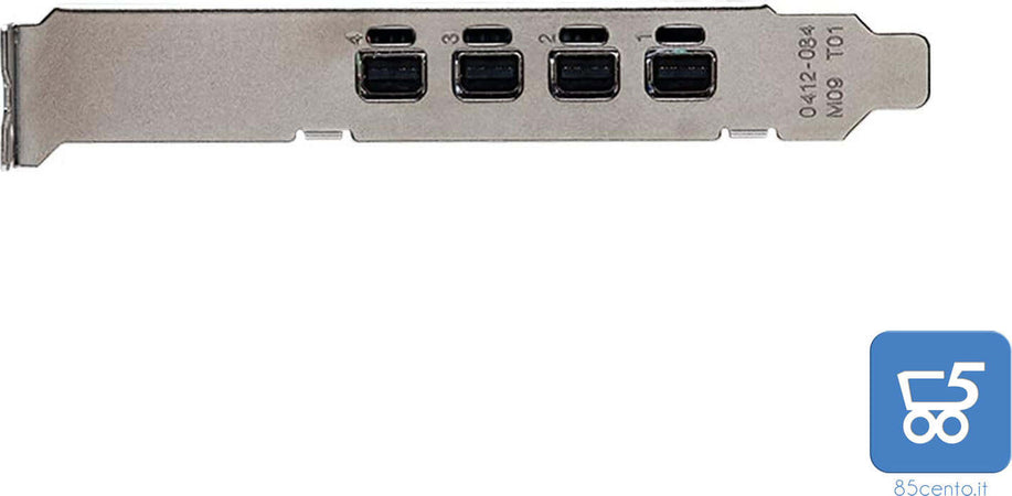 Scheda Grafica Nvidia Quadro NVS 510 4 x Mini displayport  2 GB PCI-e EXPRESS