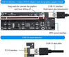 Scheda Riser V009S-PLUS PCIE 1X TO 16X per Bitcoin Ethereum Mining