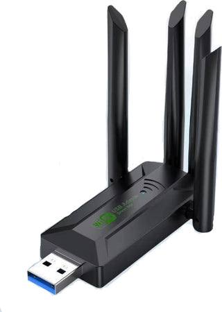 Scheda Wireless USB 3.0 Dual Band con 4 Antenne per Computer e Notebook 2,4G 5G