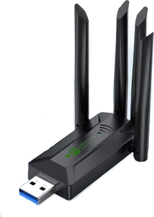 Scheda Wireless USB 3.0 Dual Band con 4 Antenne per Computer e Notebook 2,4G 5G