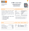 Acido disincrostante per cemento e calcare F400 1 lt