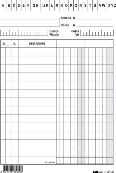 Schede in cartoncino 2 colonne - 15x10 5 cm verticale - Edipro - conf. 100 pezzi Casa e cucina/Arredamento/Studio/Mobiletti e credenze/Armadi archivio/Armadi archivio schedari Eurocartuccia - Pavullo, Commerciovirtuoso.it