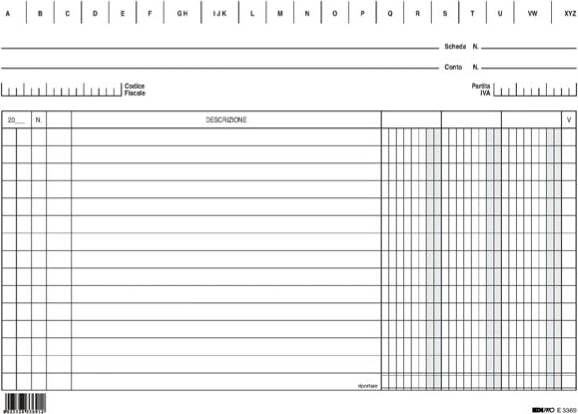Schede in cartoncino 3 colonne - 17 x 24 cm orizzontale - Edipro - conf. 100 pezzi Casa e cucina/Arredamento/Studio/Mobiletti e credenze/Armadi archivio/Armadi archivio schedari Eurocartuccia - Pavullo, Commerciovirtuoso.it