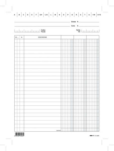 Schede in cartoncino 3 colonne - 24 x 17 cm verticale - Edipro - conf. 100 pezzi Casa e cucina/Arredamento/Studio/Mobiletti e credenze/Armadi archivio/Armadi archivio schedari Eurocartuccia - Pavullo, Commerciovirtuoso.it