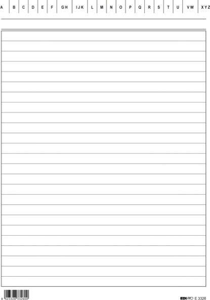 Schede in cartoncino rigate - 21x15 cm verticale - Edipro - conf. 100 pezzi Casa e cucina/Arredamento/Studio/Mobiletti e credenze/Armadi archivio/Armadi archivio schedari Eurocartuccia - Pavullo, Commerciovirtuoso.it