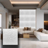 €3,49 pannello per boiserie a parete, rivestimento cassonato a soffitto e porte in PVC 3D 50X50cm mod. SCHEGGE