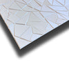 €3,49 pannello per boiserie a parete, rivestimento cassonato a soffitto e porte in PVC 3D 50X50cm mod. SCHEGGE