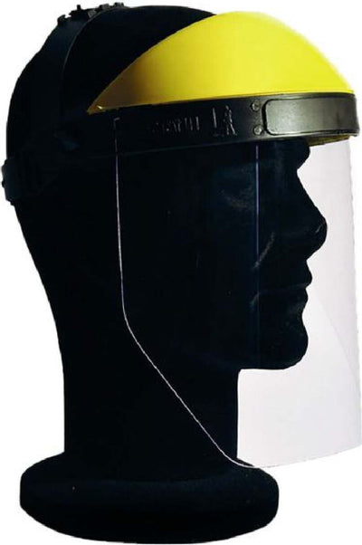 Schermo protettivo visiera in policarbonato con frontalino e fascetta retro nuca regolabile Fai da te/Attrezzi elettrici da giardinaggio/Utensili elettrici da giardino/Motofalce e decespugliatori La Zappa - Altamura, Commerciovirtuoso.it