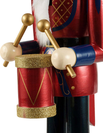 Schiaccianoci natalizio in legno con cappello, soldatino decorativo natalizio Casa e cucina/Decorazioni per interni/Addobbi e decorazioni per ricorrenze/Decorazioni natalizie/Schiaccianoci MagiediNatale.it - Altamura, Commerciovirtuoso.it