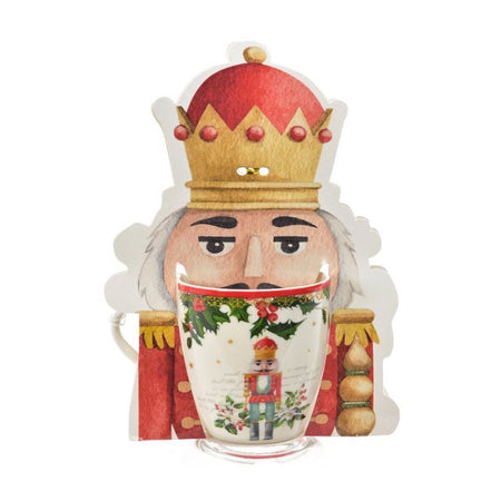 Tazza di natale decorativa in porcellana 350 ml per decorazione natalizia
