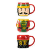 Tazza in ceramica per decorazioni natalizie da 280 ml set da 3