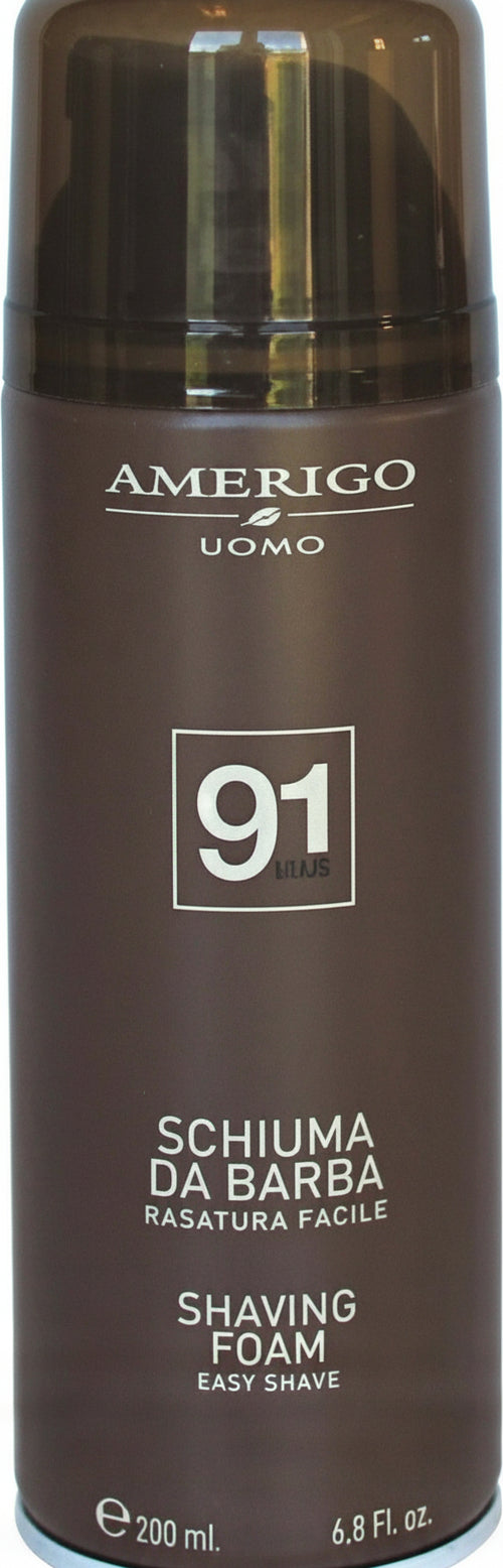 Schiuma da Barba Amerigo Uomo Man 91 Schiuma da rasatura previene irritazioni 200 ml Schiuma da Barba Tiziana non solo gioielli - Civitanova Marche, Commerciovirtuoso.it