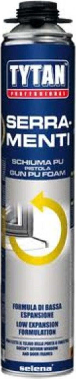 SCHIUMA POLIUR. POLIURETANICA 750ML X PISTOLA TYTAN Fai da te/Utensili elettrici e a mano/Utensili a mano/Pistole per silicone Trade Shop italia - Napoli, Commerciovirtuoso.it