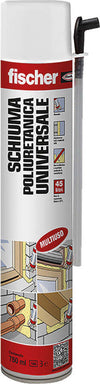 SCHIUMA-POLIURETANICA-'1K'-PU-1K-750-ml-750---manuale-Fischer