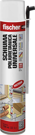 SCHIUMA-POLIURETANICA-'1K'-PU-1K-750-ml-750---manuale-Fischer