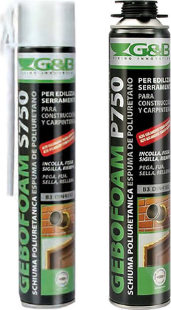 SCHIUMA-POLIURETANICA-'GEBOFOAM'-ml-750-tipo-P---per-pistola