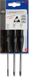 SCHNEIDER-TOPLINE---SET-3-CACCIAVITI-ESD-ANTI-ELECTRO-STATIC-60X2MM/PH0/TX6