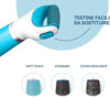 Scholl Velvet Smooth Roll Pedicure Elettrico Professionale per Pelle Secca e Talloni Screpolati, Azzurro, con Cristalli di Diamante Dr. Scholl'S