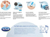 Scholl Velvet Smooth Roll Pedicure Elettrico Professionale per Pelle Secca e Talloni Screpolati, Azzurro, con Cristalli di Diamante Dr. Scholl'S