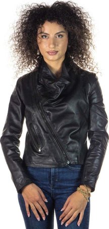 Scialla---Giacca-Donna-Nera-in-vera-pelle