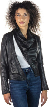 Scialla---Giacca-Donna-Nera-in-vera-pelle