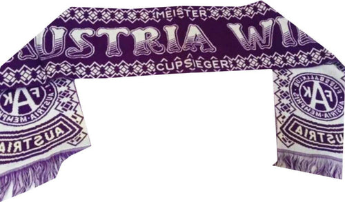 Sciarpa Austria Vienna Jacquard per Tifosi Stadio Sport e tempo libero/Fan Shop/Calcio/Abbigliamento/Sciarpe e scialli Il Distintivo - Pesaro, Commerciovirtuoso.it