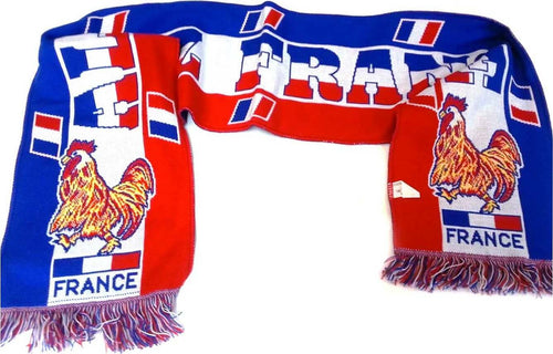 Sciarpa Calcio Allez France per Tifosi Stadio Sport e tempo libero/Fan Shop/Calcio/Abbigliamento/Sciarpe e scialli Il Distintivo - Pesaro, Commerciovirtuoso.it