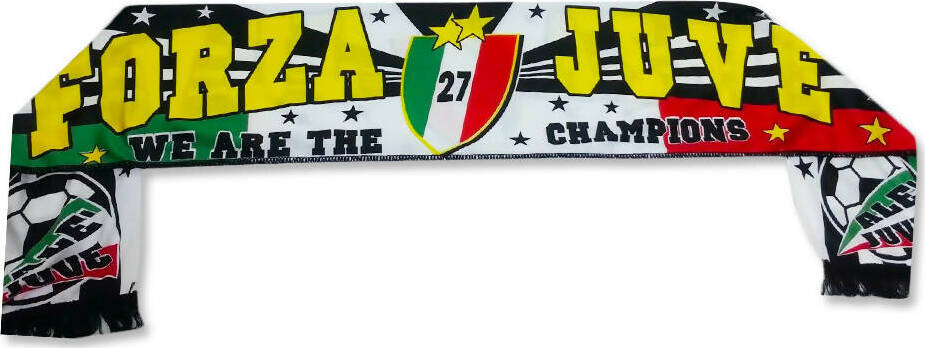 Stadio Abbigliamento Ultras Milan Sciarpa Calcio Juventus 27esimo